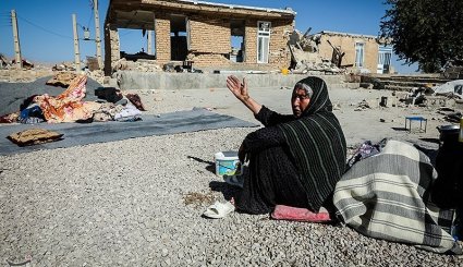 روستاهای زلزله زده اطراف پل ذهاب