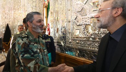 تصاویر/ دیدار فرماندهان ارتش جمهوری اسلامی ایران با لاریجانی
