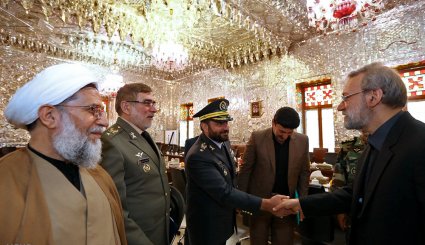 تصاویر/ دیدار فرماندهان ارتش جمهوری اسلامی ایران با لاریجانی
