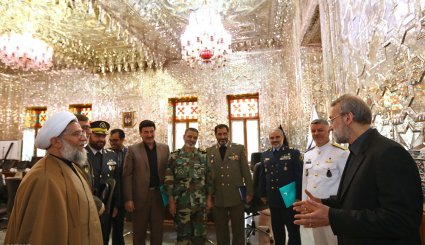 تصاویر/ دیدار فرماندهان ارتش جمهوری اسلامی ایران با لاریجانی
