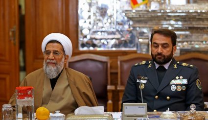 تصاویر/ دیدار فرماندهان ارتش جمهوری اسلامی ایران با لاریجانی
