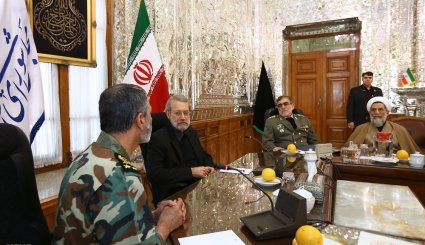 تصاویر/ دیدار فرماندهان ارتش جمهوری اسلامی ایران با لاریجانی
