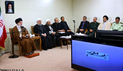 تصاویر/ دیدار سران سه قوه و مسئولان نظام با رهبر انقلاب