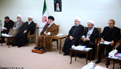 تصاویر/ دیدار سران سه قوه و مسئولان نظام با رهبر انقلاب