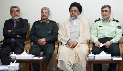 تصاویر/ دیدار سران سه قوه و مسئولان نظام با رهبر انقلاب