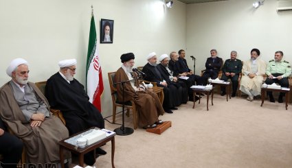 تصاویر/ دیدار سران سه قوه و مسئولان نظام با رهبر انقلاب