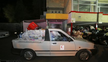 ارسال کمک های استانها برای زلزله زدگان استان کرمانشاه