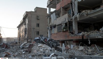 مناطق زلزله زده غرب کشور-۱