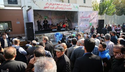 گلریزان جامعه ورزش کشور برای زلزله زدگان