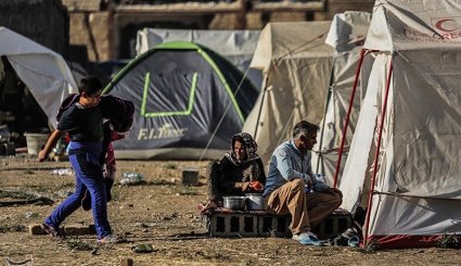 وضعیت نامناسب زلزله زدگان سرپل ذهاب + تصاویر