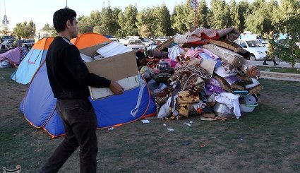 وضعیت نامناسب زلزله زدگان سرپل ذهاب + تصاویر
