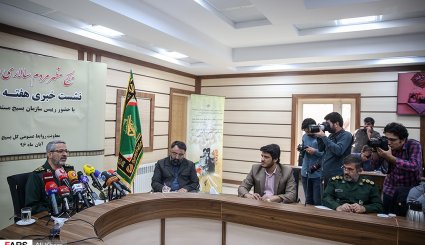 نشست خبری رئیس سازمان بسیج مستضعفین + تصاویر