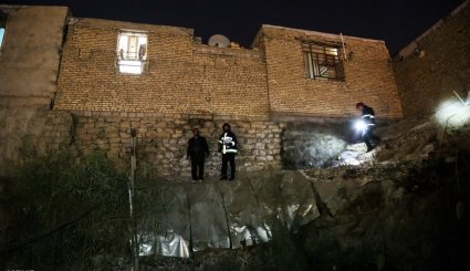 ریزش مجدد کوه در اهواز + تصاویر