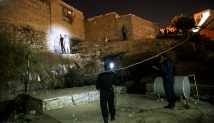 ریزش مجدد کوه در اهواز + تصاویر