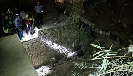 ریزش مجدد کوه در اهواز + تصاویر