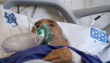 رسیدگی به مصدومان حادثه زلزله کرمانشاه + تصاویر
