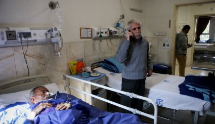 رسیدگی به مصدومان حادثه زلزله کرمانشاه + تصاویر