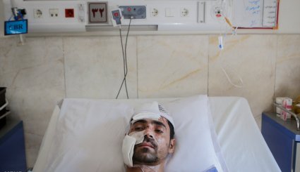 رسیدگی به مصدومان حادثه زلزله کرمانشاه + تصاویر