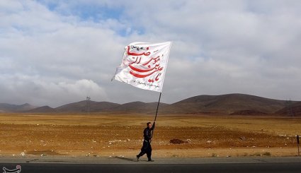 پیاده روی زائران حرم رضوی + تصاویر