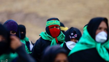 پیاده روی زائران حرم رضوی + تصاویر