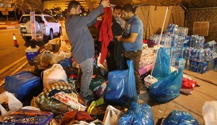 ارسال کمکهای مردمی برای زلزله زدگان - جزیره کیش + تصاویر