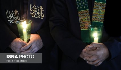 مراسم خطبه خوانی شب شهادت امام رضا (ع) در حرم رضوی + تصاویر