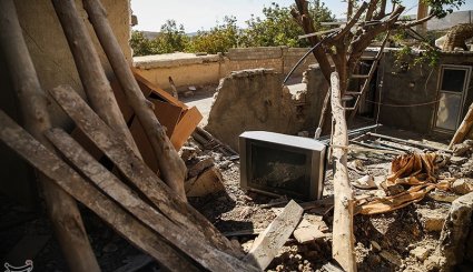مناطق زلزله زده غرب کشور + تصاویر