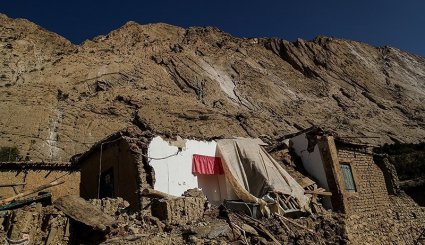 مناطق زلزله زده غرب کشور + تصاویر