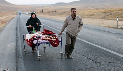 پیاده روی زائران حرم رضوی - مشهد + تصاویر