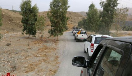 بازدید رئیس مجلس از مناطق زلزله زده کرمانشاه
