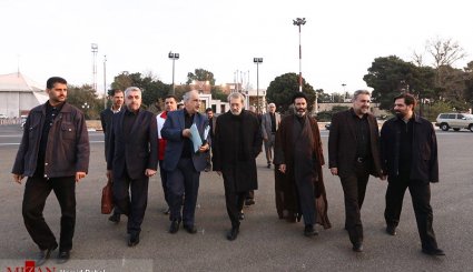 بازدید رئیس مجلس از مناطق زلزله زده کرمانشاه
