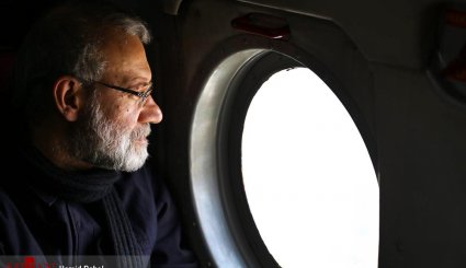 بازدید رئیس مجلس از مناطق زلزله زده کرمانشاه
