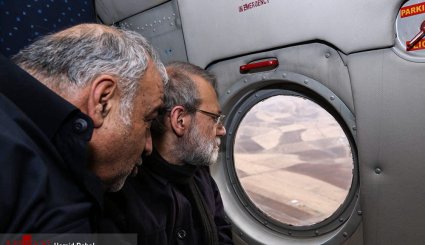بازدید رئیس مجلس از مناطق زلزله زده کرمانشاه
