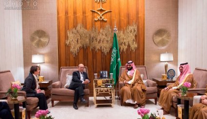 دیدار وزیرامورخارجه فرانسه با مقامات عربستان