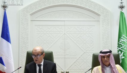 دیدار وزیرامورخارجه فرانسه با مقامات عربستان