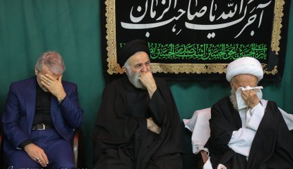 دیدار محمدباقر نوبخت با مراجع تقلید و علما - قم
