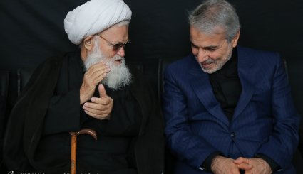 دیدار محمدباقر نوبخت با مراجع تقلید و علما - قم
