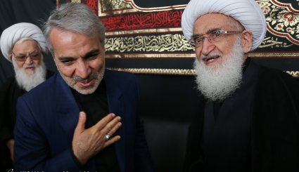 دیدار محمدباقر نوبخت با مراجع تقلید و علما - قم

