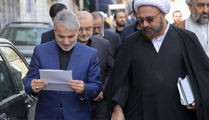 دیدار محمدباقر نوبخت با مراجع تقلید و علما - قم
