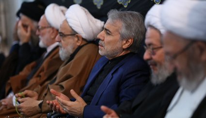 دیدار محمدباقر نوبخت با مراجع تقلید و علما - قم
