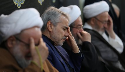 دیدار محمدباقر نوبخت با مراجع تقلید و علما - قم
