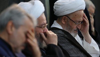 دیدار محمدباقر نوبخت با مراجع تقلید و علما - قم
