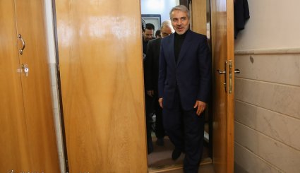 دیدار محمدباقر نوبخت با مراجع تقلید و علما - قم
