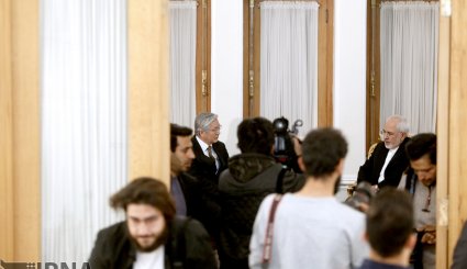 دیدار نماینده ویژه دبیر کل سازمان ملل در امور افغانستان با ظریف