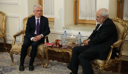 دیدار معاون دبیر کل سازمان ملل در امور بشر دوستانه با ظریف 