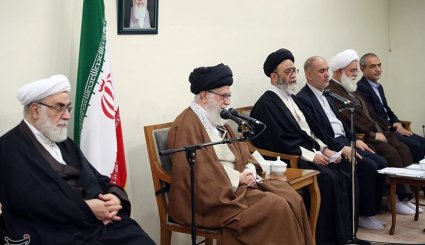 دیدار اعضای ستاد نکوداشت علامه محمدتقی جعفری با مقام معظم رهبری
