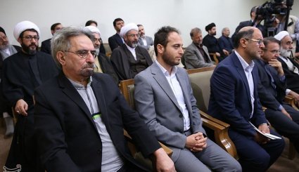 دیدار اعضای ستاد نکوداشت علامه محمدتقی جعفری با مقام معظم رهبری
