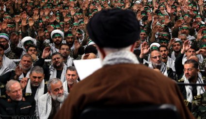 دیدار جمعی از فرماندهان بسیج و بسیجیان سراسر کشور با رهبر انقلاب