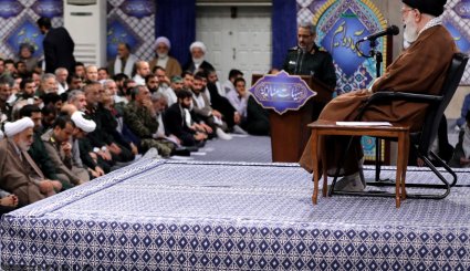 دیدار جمعی از فرماندهان بسیج و بسیجیان سراسر کشور با رهبر انقلاب