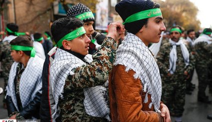 گردهمایی بسیجیان تبریز
